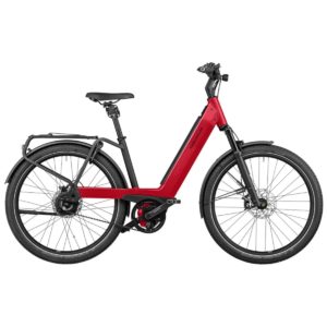 Vélo électrique Riese and Müller Nevo 3 - VTC électrique femme cadre bas - vélo électrique ville femme - boutique appebike ajaccio en Corse - Couleur rouge