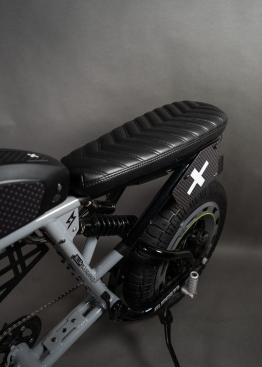 2-Up Black V-Stitch Seat for Super73 – Image 5